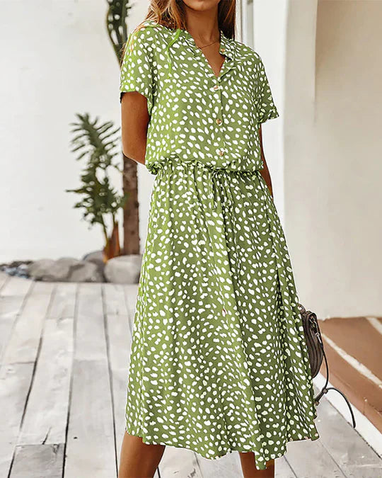 Clara - midikleid mit punkten