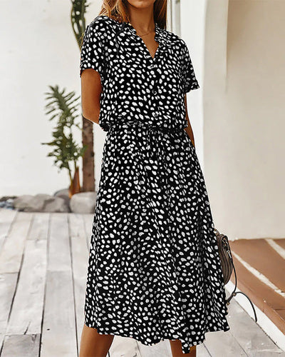 Clara - midikleid mit punkten