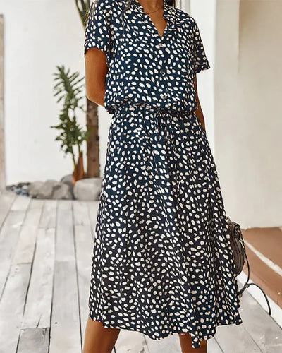 Clara - midikleid mit punkten