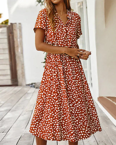 Clara - midikleid mit punkten