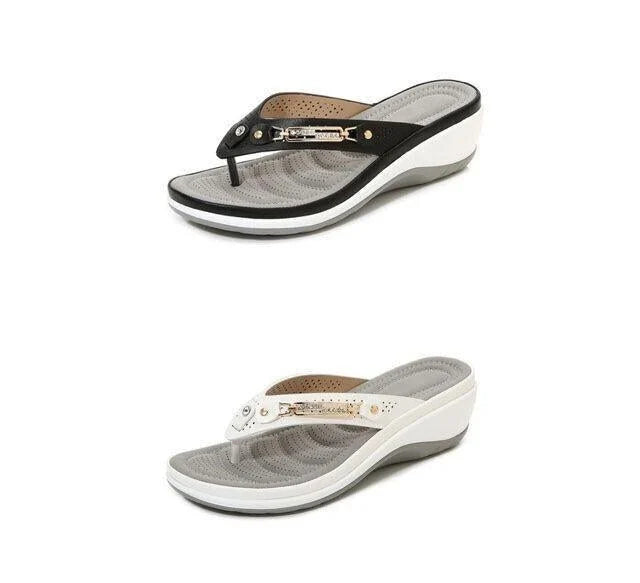 Alice Leroy | Weich gepolsterte Flip Flops Zehenstegsandalen
