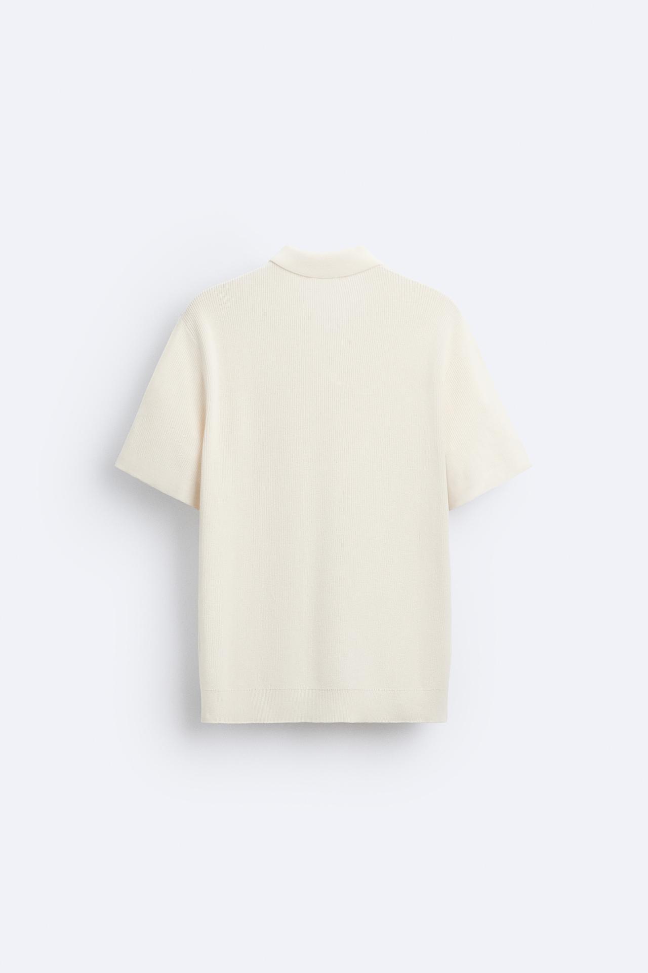 Elegantes Strickpolo mit Reißverschluss