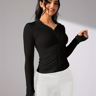 Wilma | Lässige langärmelige Sportjacke für Frauen