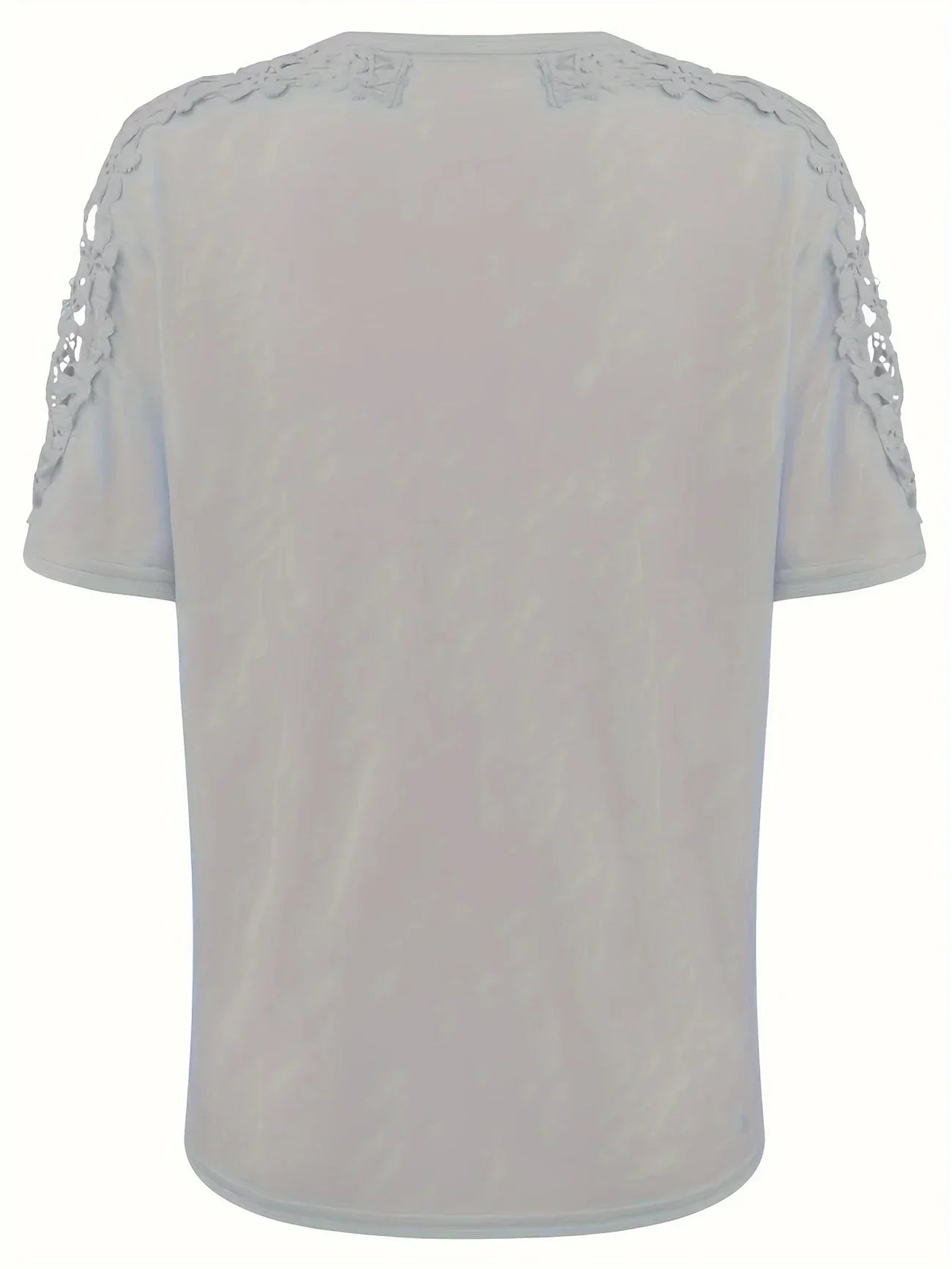 Addison | Elegantes Sommer Kurzarm-T-Shirt mit Spitze