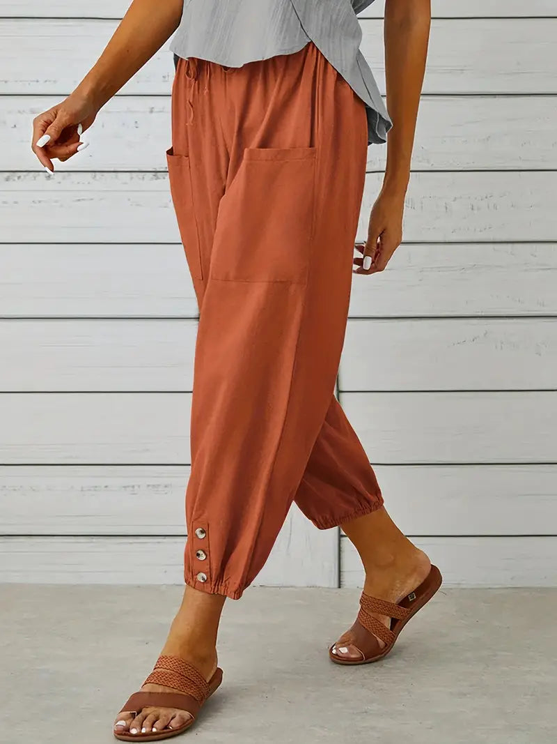 Kurze Sommerhose Für Damen | Kordelzug