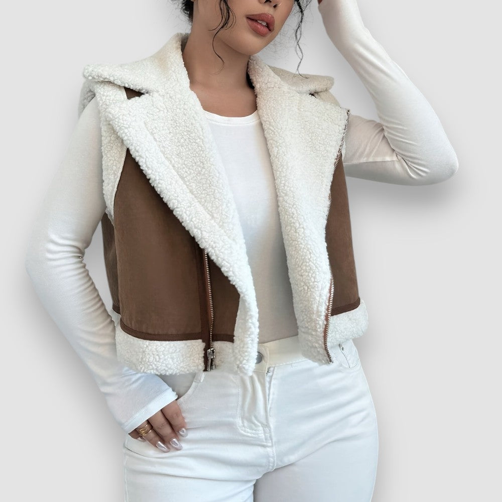 Lior | Zip-Up Teddy Weste