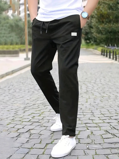 Modische, sportliche Stretch-Jogginghose mit Kordelzug und entspannter Taille
