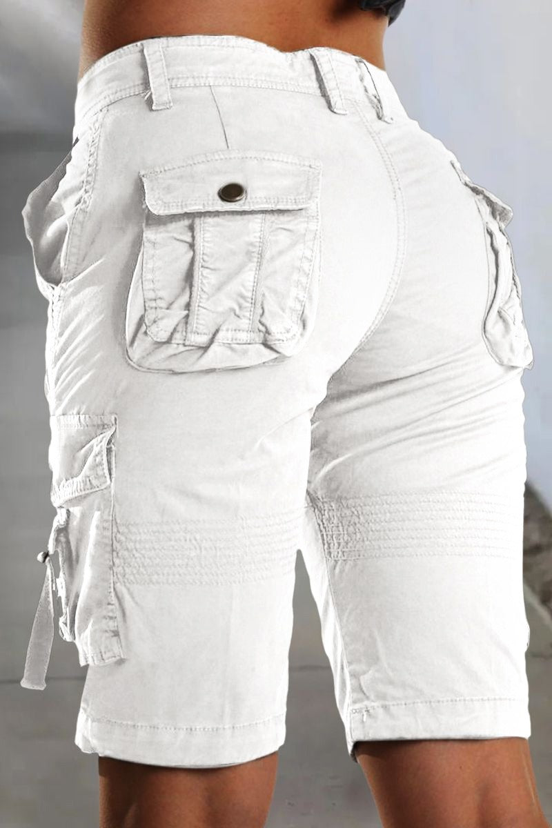 Damen Cargo-Shorts mit Taschen und Bequemer Passform für den Sommer – Malea