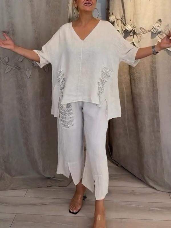 Ebony - Zweiteiliges Sommer Outfit Setzen