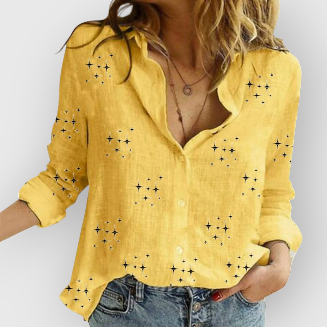 Nicoletta | Bluse mit Sternen-Details