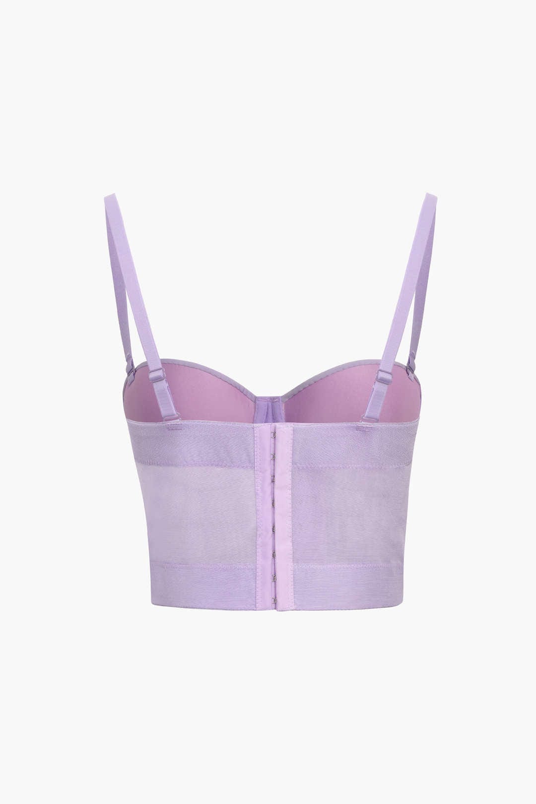 Ida | Figurbetontes Bustier-Top mit Bügel-Cups und transparenter Mesh-Struktur