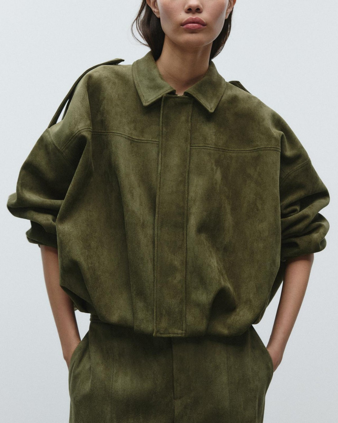 Emmett | Maven Wildleder Bomberjacke