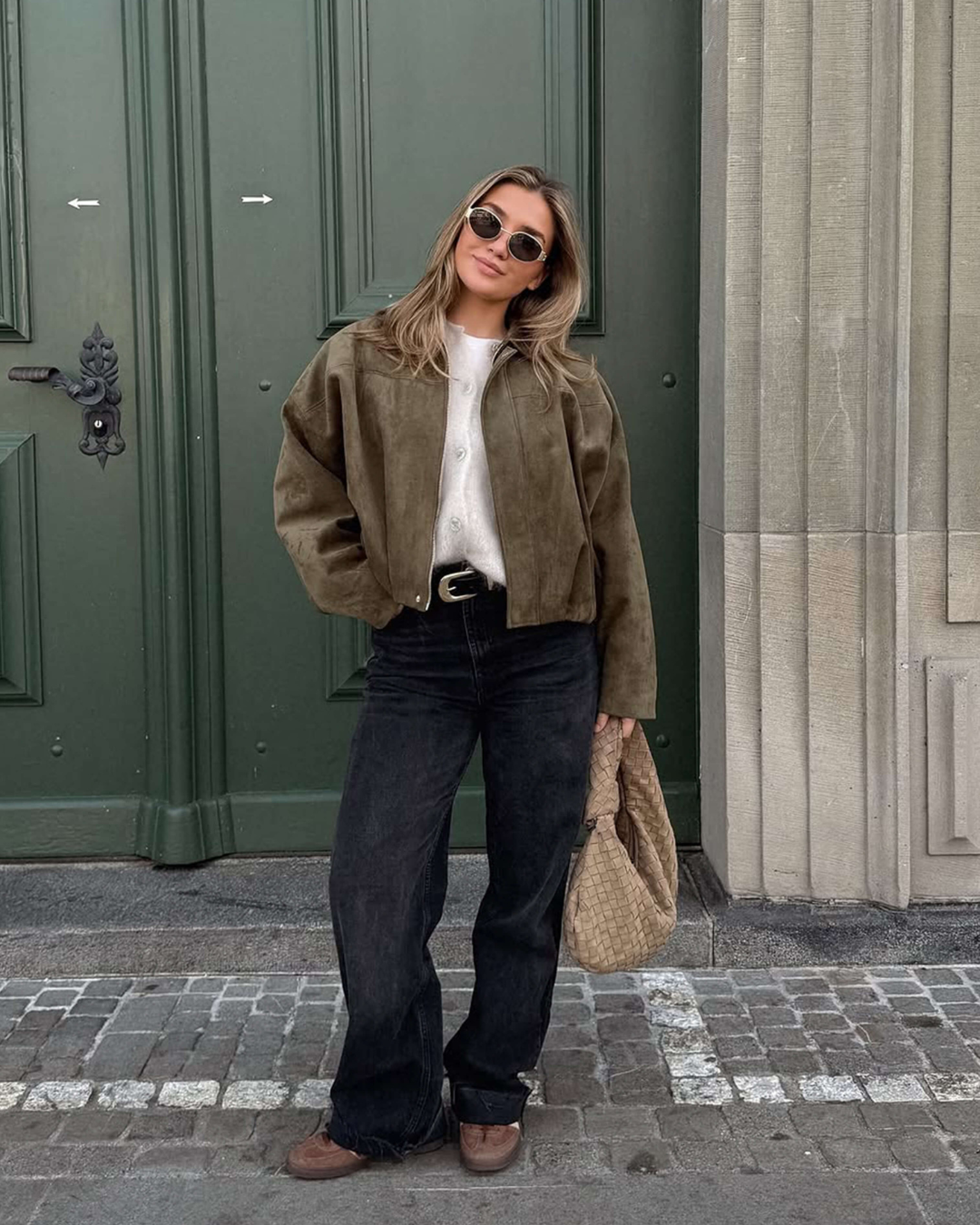 Emmett | Maven Wildleder Bomberjacke