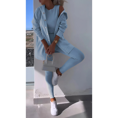 Damen Dreiteiliges Lounge Set | Bequeme