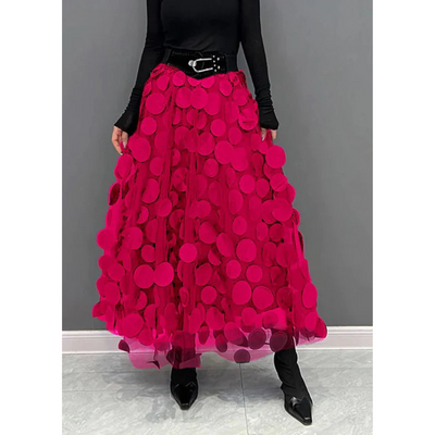 Damen A Linie Midi Rock | Elegante