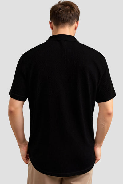 Klassisches Kurzarm-Leinenhemd