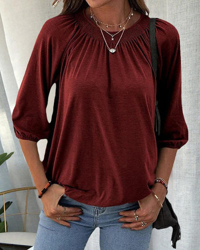 Caro™ - Schicke Bluse mit Bischofsärmeln