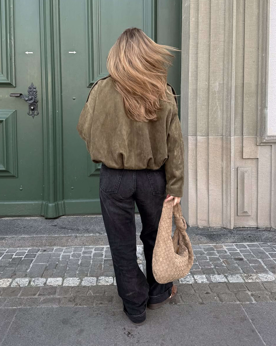 Emmett | Maven Wildleder Bomberjacke