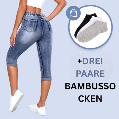 Striveon- Kurze Damenjeans