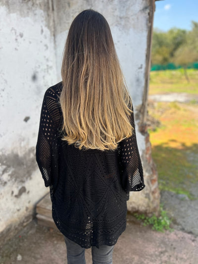 Veronique – Cardigan Mit Halben Ärmeln