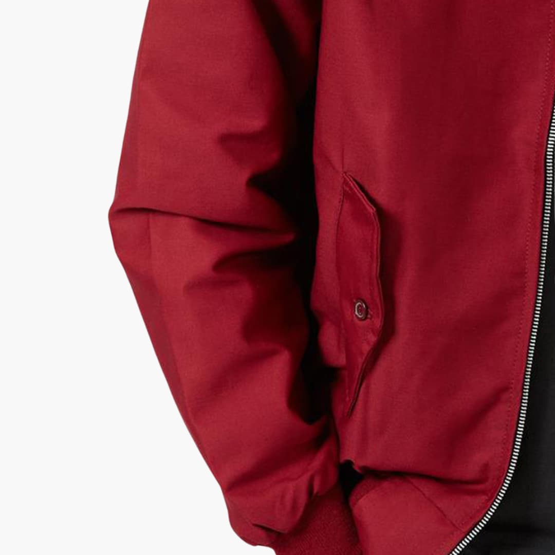 Rippbündchen Harrington Jacke für Herren