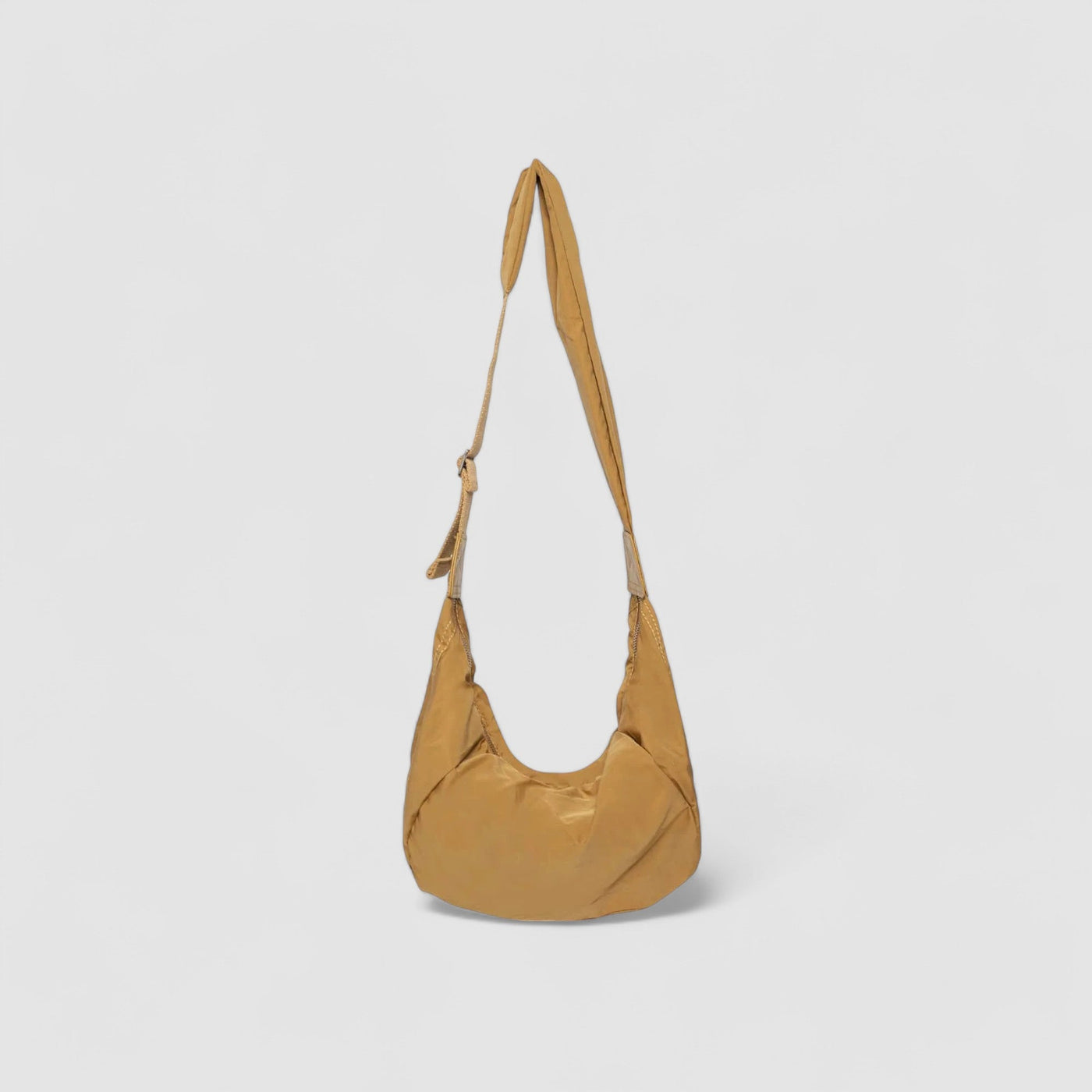 Puffer Schultertasche Damen – Vegane Leder Hobo Bag mit Reißverschluss