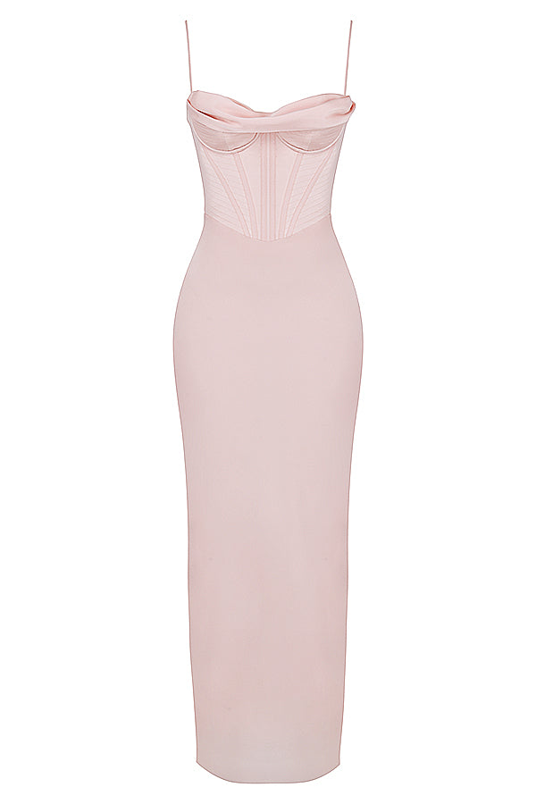 Naomi - Glamouröses Korsett Maxi Kleid Abend