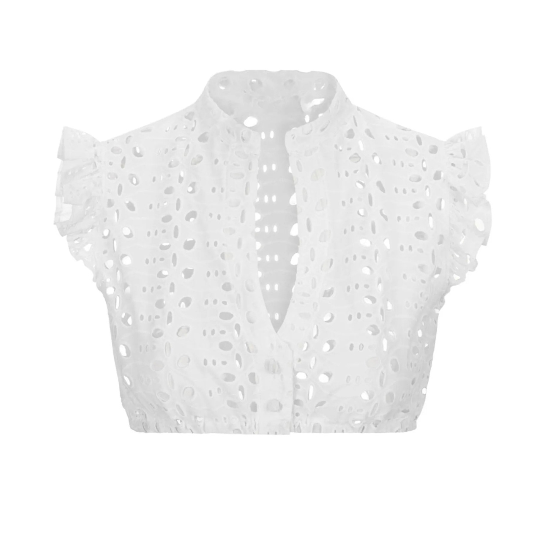 Jovita | Damen Kurze Ärmel Oktoberfest Dirndl Bluse | 2025