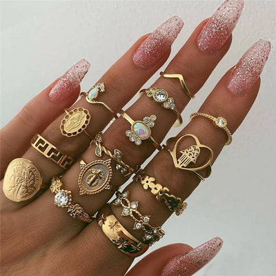 Einzigartiges Premium-Set mit 8 bis 12 Ringen