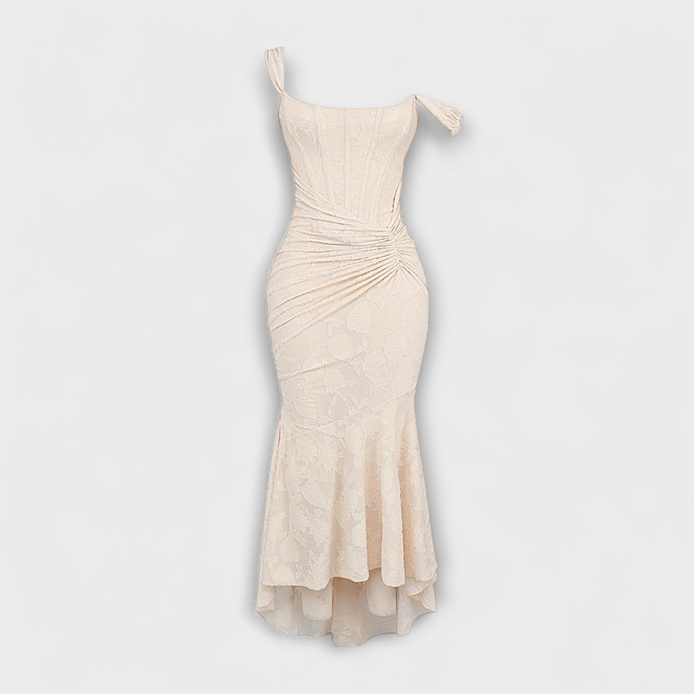 Renske - Stilvolles Maxikleid mit kunstvollem Korsett