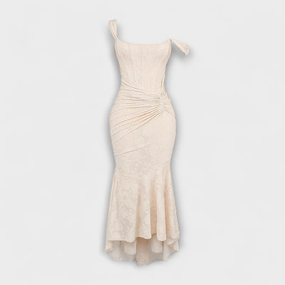 Renske - Stilvolles Maxikleid mit kunstvollem Korsett