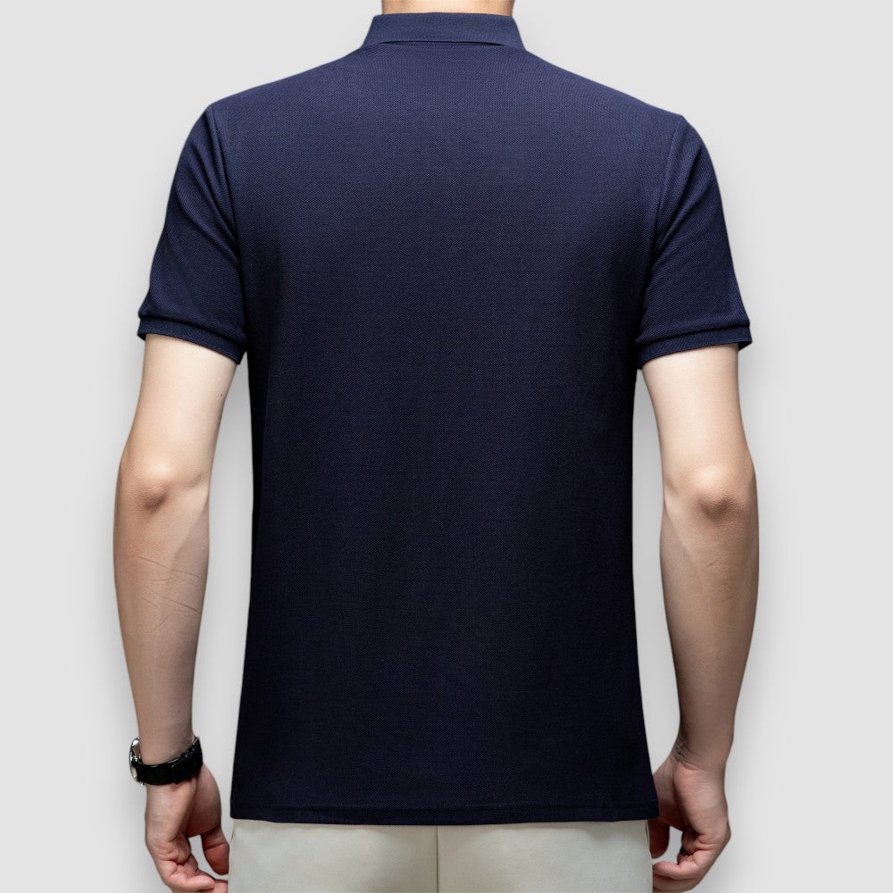 Laurent | Cotton Polo Shirt