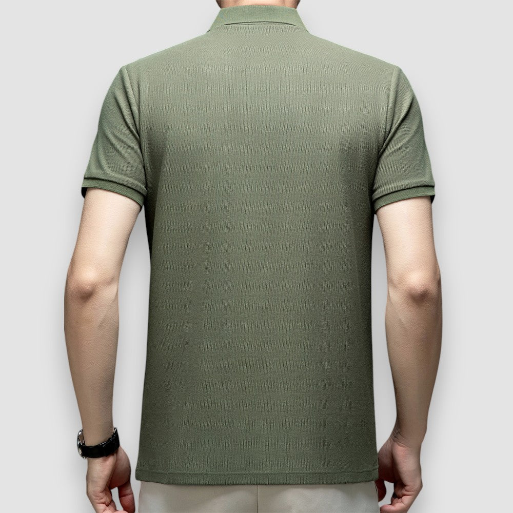 Laurent | Cotton Polo Shirt