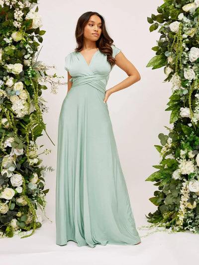 Angela - Elegantes Ärmelloses Langes Maxikleid