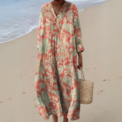 Millie | Retro Floral Dress