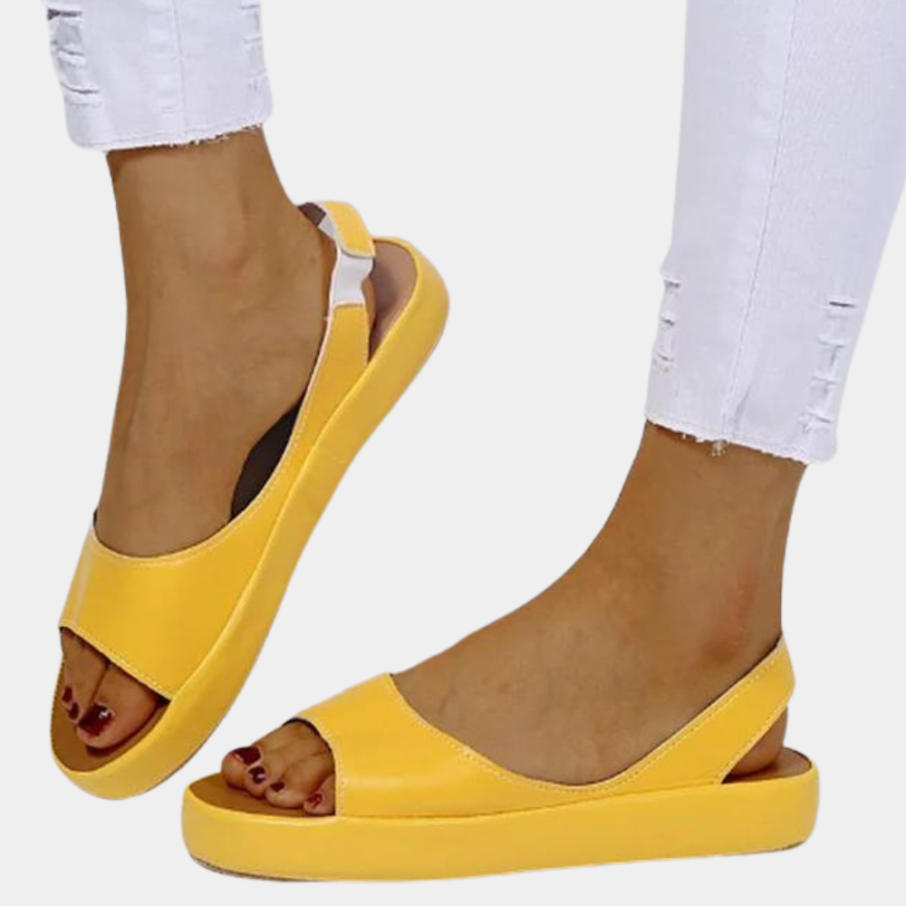 Bequeme Damen Sommerschuhe mit dicker Sohle – Tilda