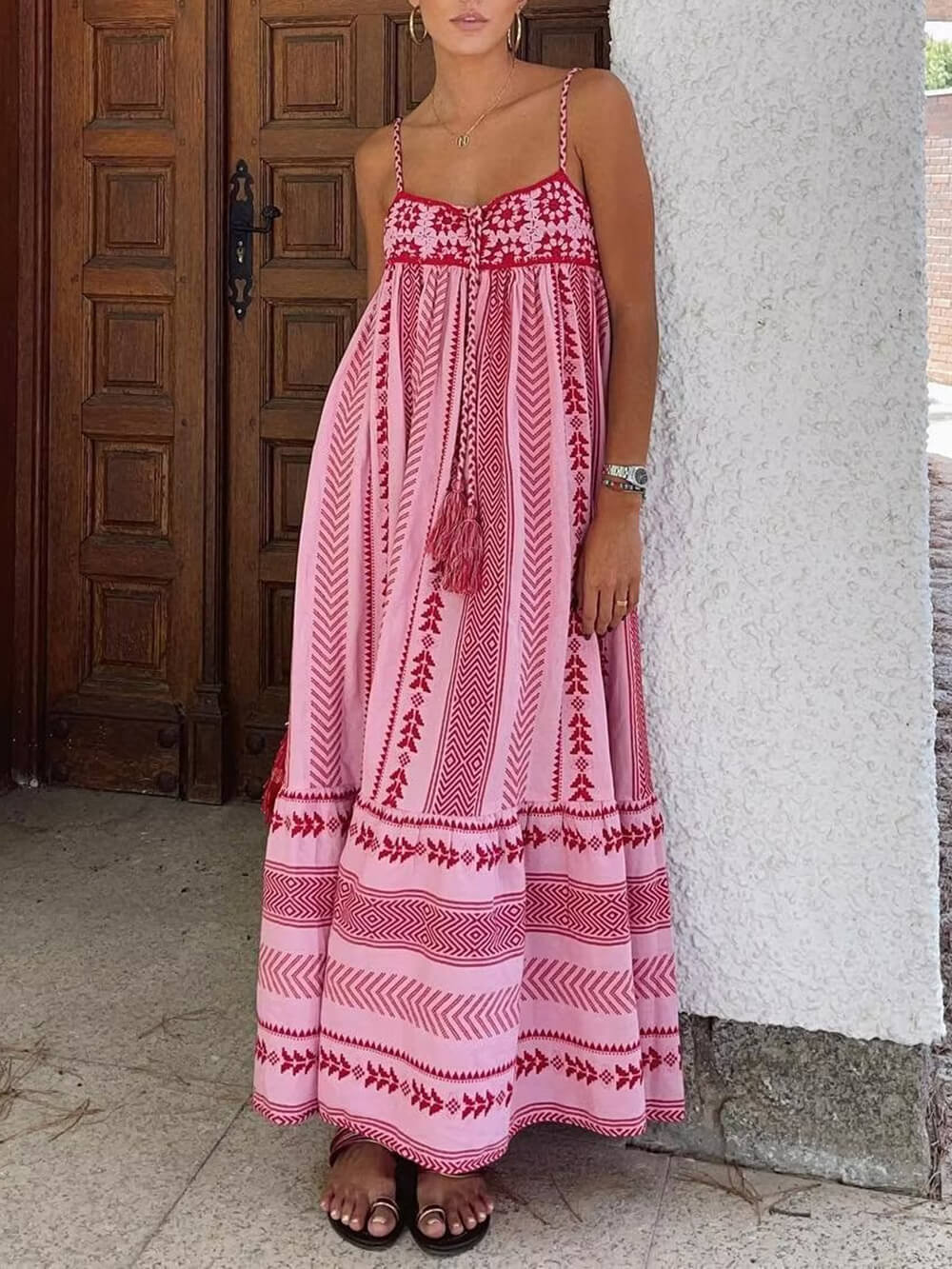 Michaela - Lässiges ärmelloses Maxikleid