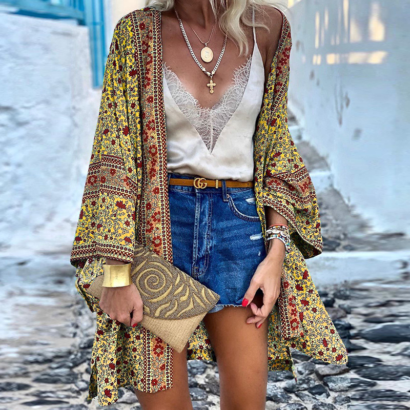 Elegante Boho Strickjacke