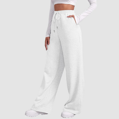 Damen Entspannte Passform Weite Jogger Hose | Hohe Taille