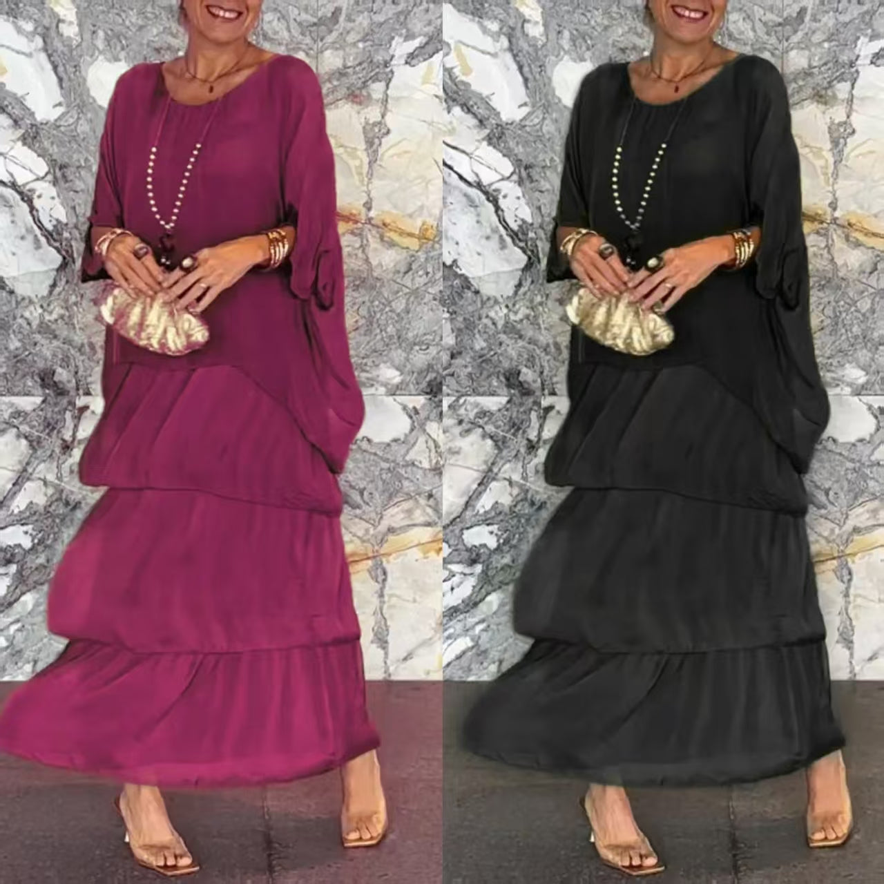 Yair | Lässiger Kunststil-Kleid