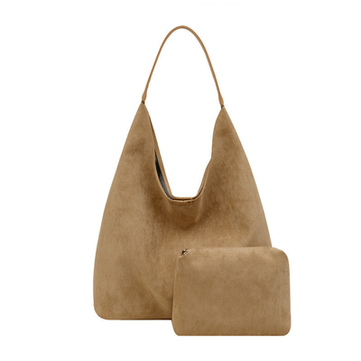 Veganer Leder Strandtasche – Große Sommertasche mit Seilgriffen