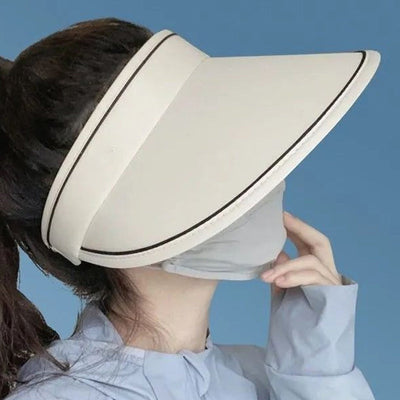 Trendiger Roll-up Sonnenhut mit Extraschutz – FoldSun Pro