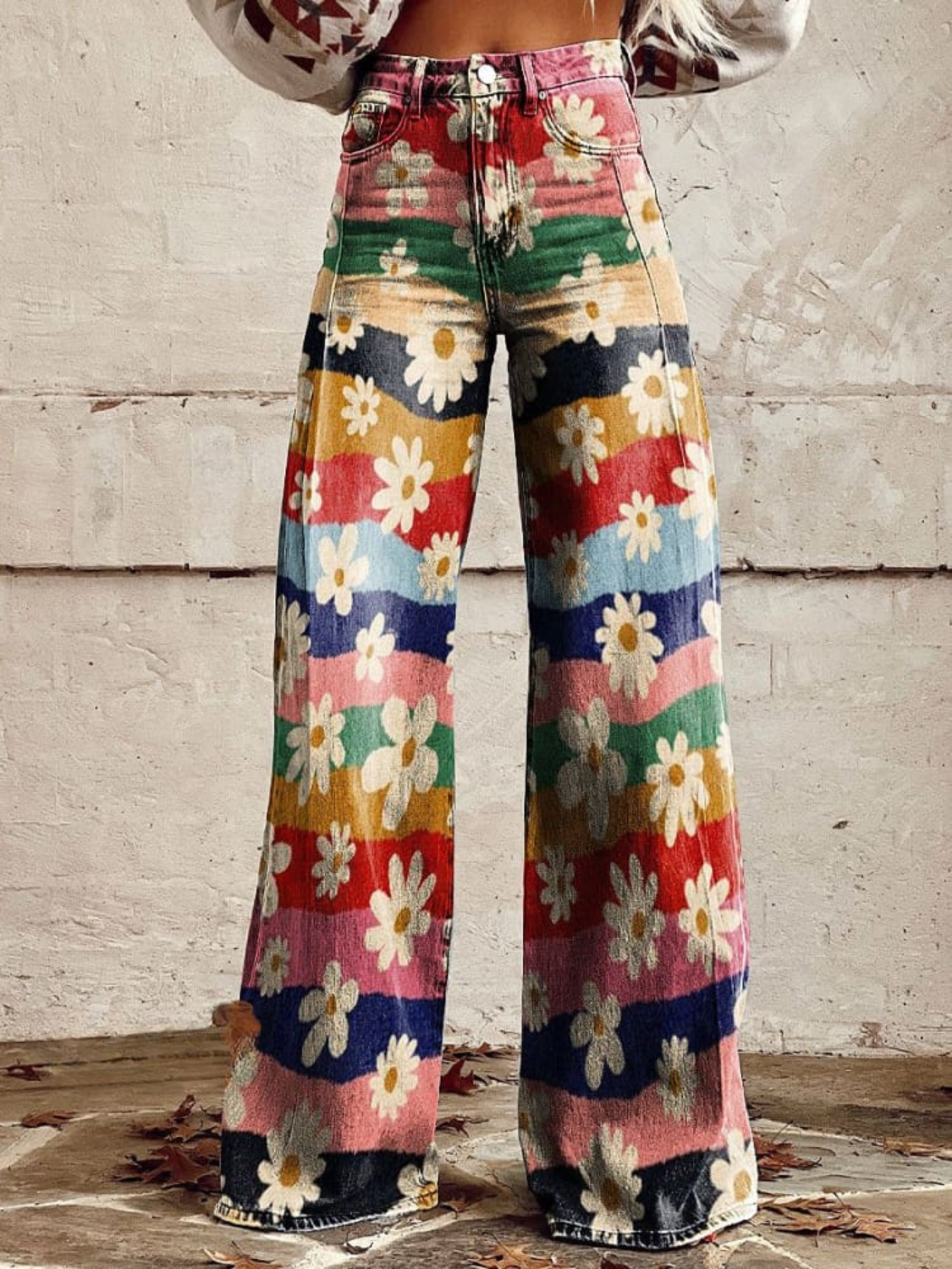 VINICIA - Retro Blumen hose