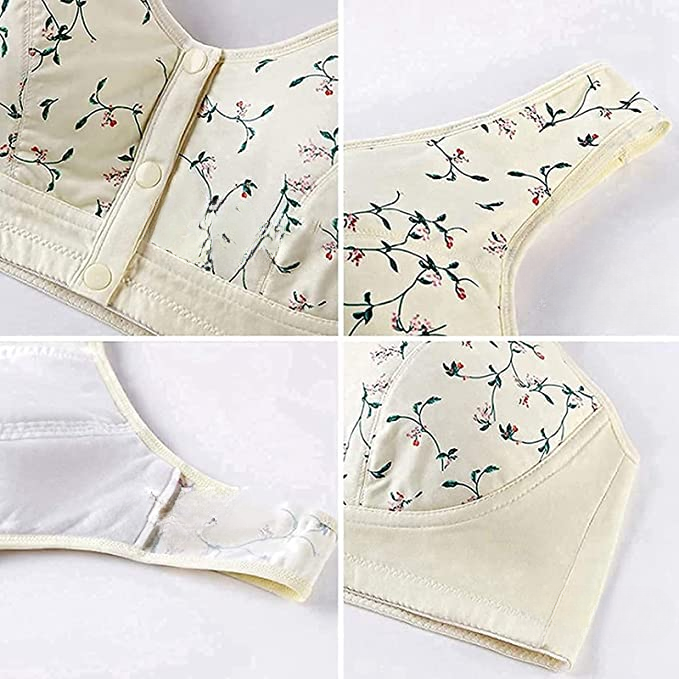 Bügelloses Bralette Für Damen | Knopfverschluss Vorne