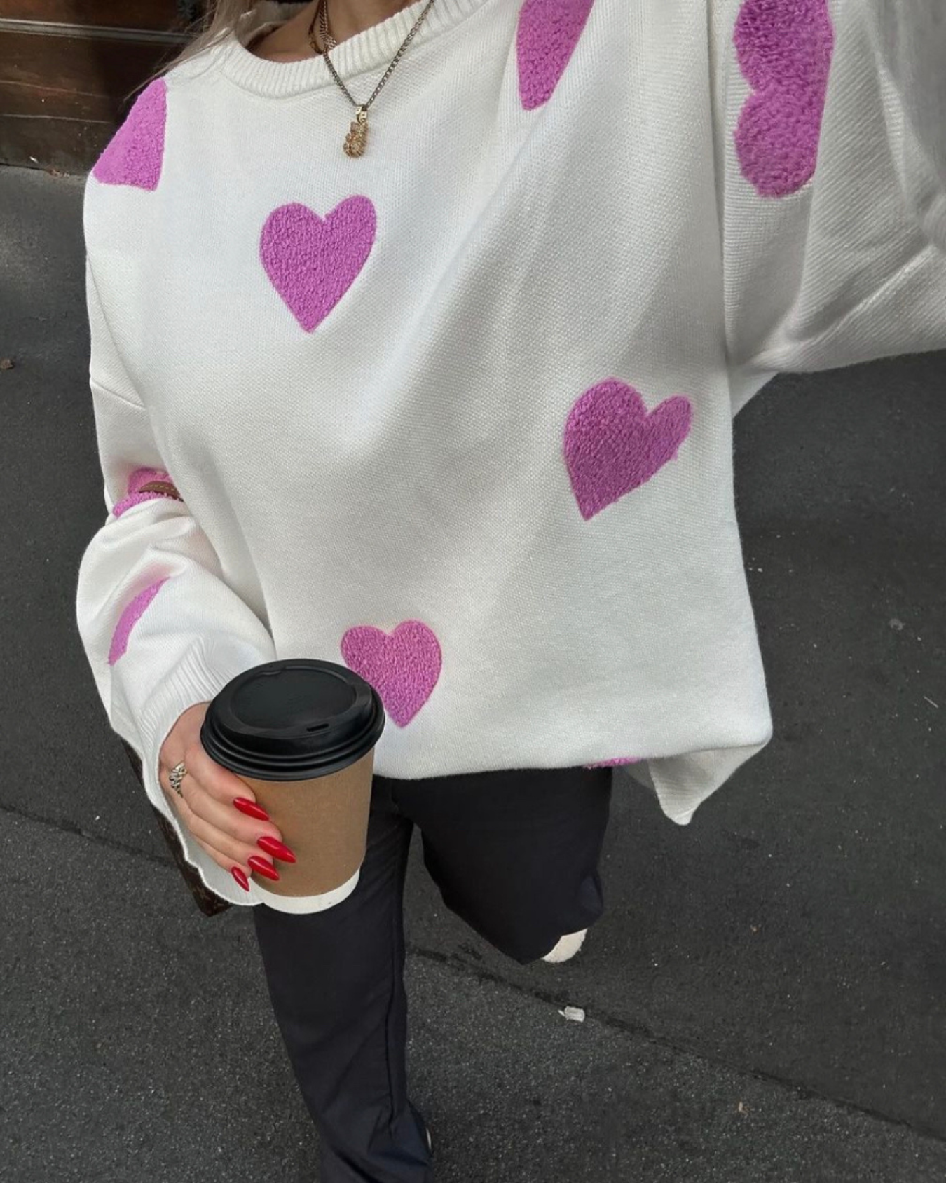 Regina | Modell 'All Hearts' Oversized-Pullover