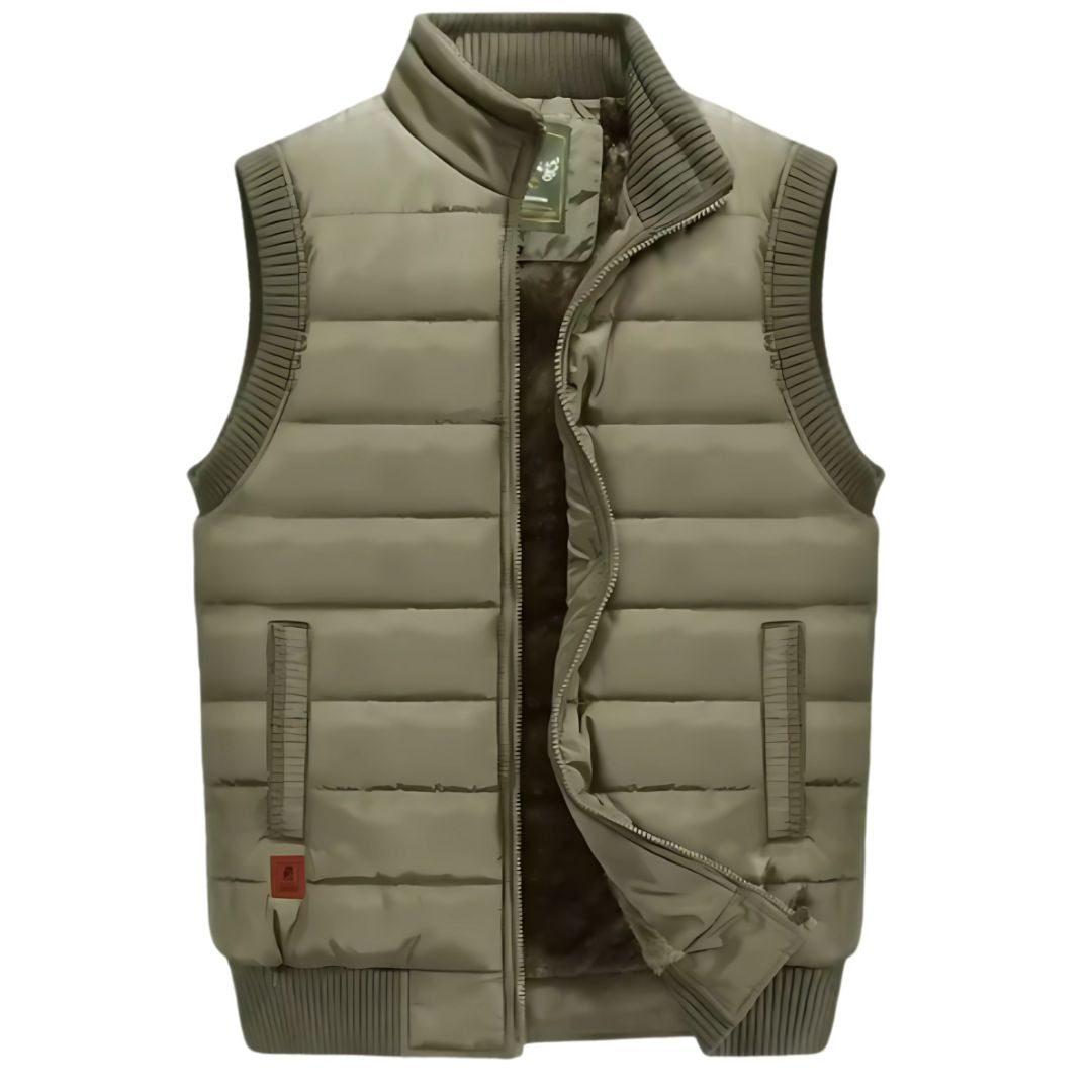 Warme Outdoor Weste mit Futter für Herren