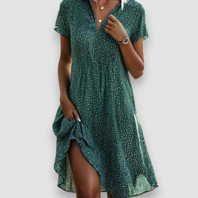 Eva | Lässiges geblümtes Kleid