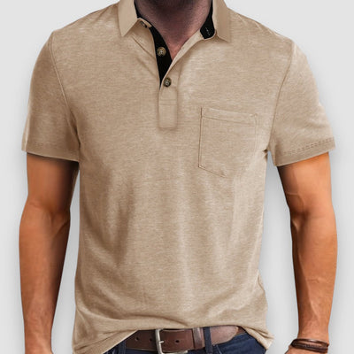 Riven | Button Up Polo Shirt