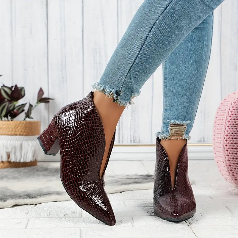Stylische Stiefeletten Für Damen | Schlupfstiefel