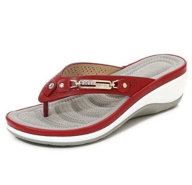 Alice Leroy | Weich gepolsterte Flip Flops Zehenstegsandalen